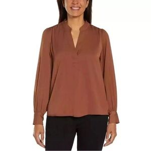 Banana Republic Ladies' V-Neck Satin Blouse